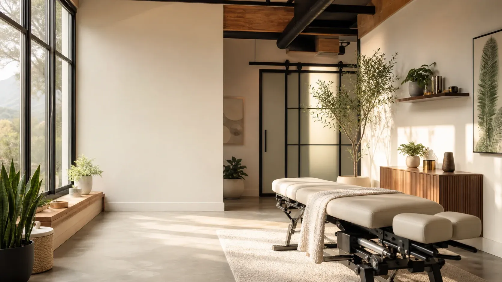 The bright, calm North Georgia Wellness Collective studio